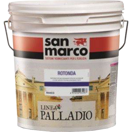 Краска акриловая глубоко-матовая на водной основе, прозрачная San Marco Rotonda trasparente R4020062