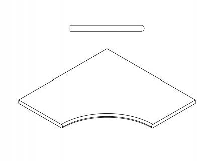 Керамогранит Italon КЛАЙМБ X2 Роуп Бортик  Угловой Закруглённый 30 620090000367
