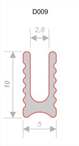 Разделительный теневой профиль Decaro Engineering