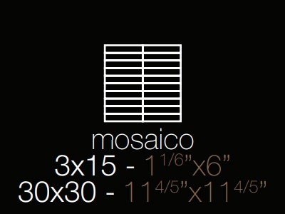 Керамогранит REX Rêves Perle Mat Mos 3x15 770253