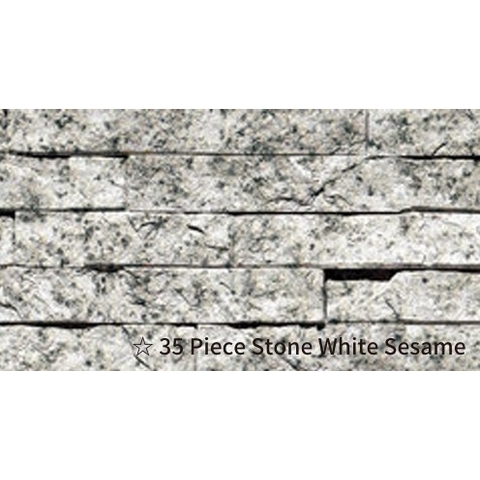 Гибкий камень Darastone Кирпич White Sesame