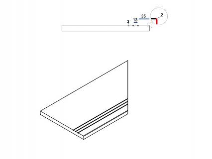 Керамогранит Italon Миллениум X2 Блэк Борт. Грип Пр 620090000765