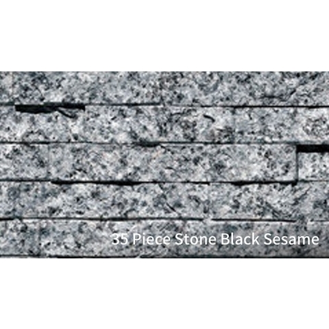 Гибкий камень Darastone Кирпич Black Sesame