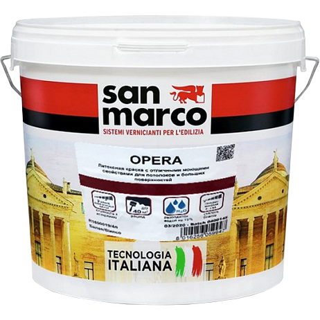 Краска акриловая глубоко-матовая San Marco Opera deep R1600064