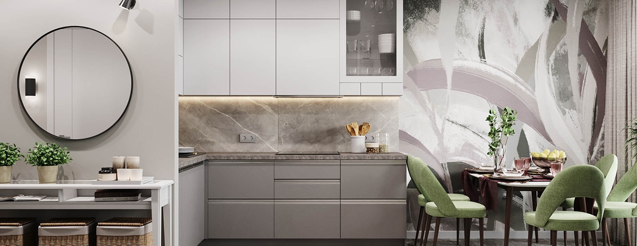 Как выбрать обои для кухни